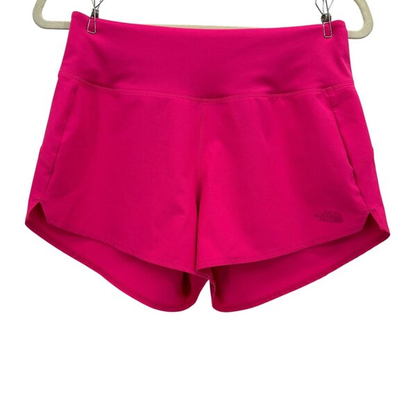 The North Face Pants - The North Face Womens Small Shorts Pull On Neon Pink Athletic Short Zipper